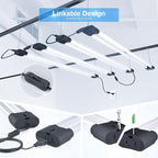 Ensenior 10 Pack Linkable Led Shop Light 4ft - Image 3