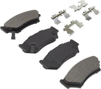 Premium Semi-Metallic Front Brake Pads Compatible - Image 2
