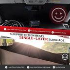 Windshield Sun Shade for 2014-2018 Che-vrolet/Chevy Silverado 1500 Foldable Sun - Image 5