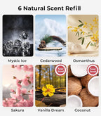 Smart Car Air Fresheners, Ambient Light & Mist Fragrance, Auto On/Off Car Air - Image 6