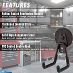 2 Pcs Magnetic Hook Heavy Duty, Strong Magnet Hooks - Image 2