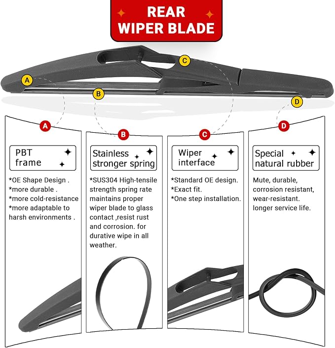 Windshield Wiper Blade Set Replacement - Image 6