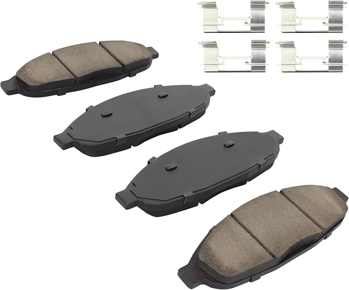 Premium Ceramic Front Brake Pads Compatible - Image 2