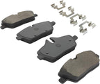 Premium Semi-Metallic Front Brake Pads Compatible - Image 2