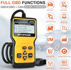 MOTOPOWER MP69033 Car OBD2 Scanner Code Reader Engine Fault Scanner CAN - Image 2