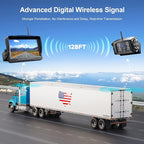 Fookoo 1080P 9" Wireless Backup Camera System, IP69 Waterproof Rear View Front - Image 5