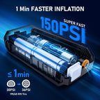 Tire Inflator Portable Air Compressor, Air Pump - Image 2