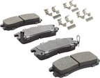 Premium Semi-Metallic Rear Brake Pads Compatible - Image 2