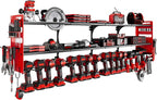 64" Power Tool Organizer Wall Mount, 16 Slots, 3-Tier Drill & Cordless Tool by Seeahead