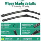 28" 18" 16" Windshield Wiper Blades Replacement - Image 3