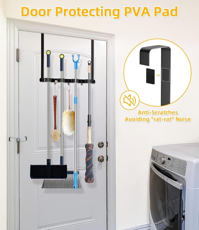 Broom Holder Over The Door - Image 3