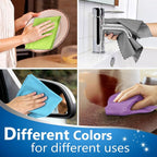 Microfiber Cleaning Cloth Glass Window Stainless Steel Mirror Polishling Rags - Image 7