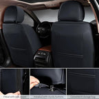Car Seat Covers Full Set Leather Seat Covers Automotive Seat Covers Universal - Image 3