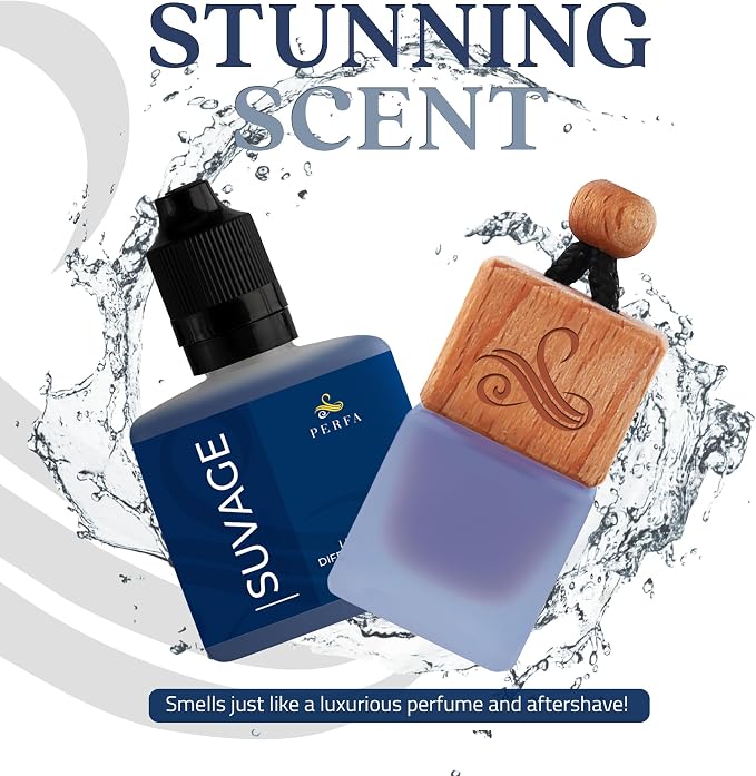 Suvage Gift Set with Refill Bottle | Automotive Air Fresheners with Sauvage - Image 5