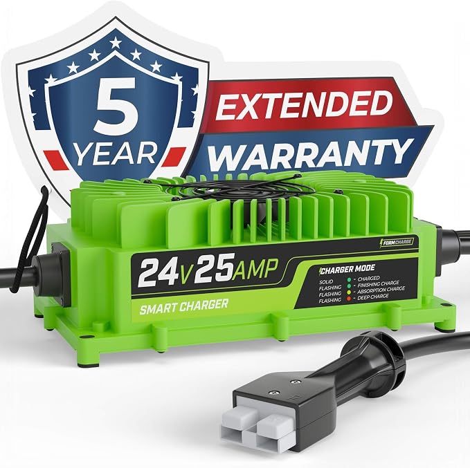FORM 24 Volt Battery Charger for Genie Skyjack, JLG Scissor Lift, Electric by FORM