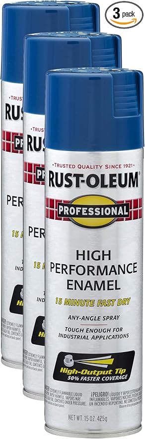 Rust-Oleum 7527838 Professional High Performance Enamel Spray Paint, 15 Oz by Rust-Oleum