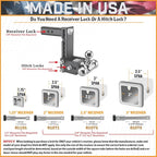 61101 | Receiver Lock for 1.25" Receiver - Image 3