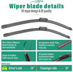 24" 18" 14" Windshield Wiper Blades - Image 3