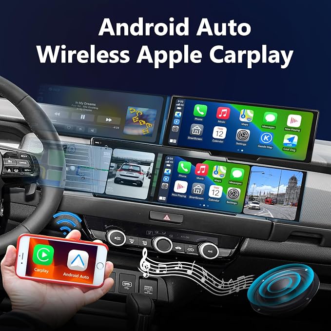 Portable Carplay Screen for Car 9.28" Carplay & Android Auto Car Touch Stereo - Image 2