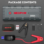 NEXPOW 2000A Peak Car Battery Jump Starter - Image 7