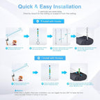 Ensenior 10 Pack Linkable Led Shop Light 4ft - Image 4