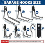 3-H Garage Wall Hooks 20 Pack, Garage Hooks Heavy Duty - Image 3