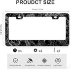 Topographic Map License Plate Frames - Image 4