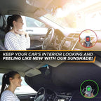 EcoNour Car Windshield Sun Shade, Reflector Sunshade car Window Shades - Image 9
