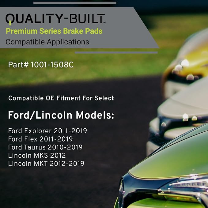Premium Ceramic Front Brake Pads Compatible - Image 3