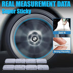 1OZ Adhesive Wheel Weights, A Box of 18 Strips, 4 Segments/Strip - Image 2