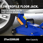 Hydraulic Floor Jack, 2 Ton Portable Car Jack Lift - Image 4