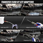 JIFETOR Transmission Fluid Pump Pneumatic Extractor and Dispenser Tool Kit - Image 8