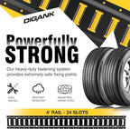 E Track 4'（2 Pack） with Powder-Coated Steel Trailer Tie Down - Image 4
