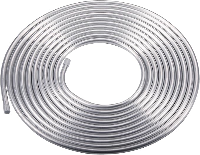 5/16" OD Aluminum Hard Fuel Line Hardline Tube Tubing Coil 16 Feet Roll - Image 2