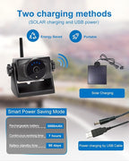 1080P Solar Magnetic Wireless Backup Camera, 90 Days Standby Rechargeable - Image 4