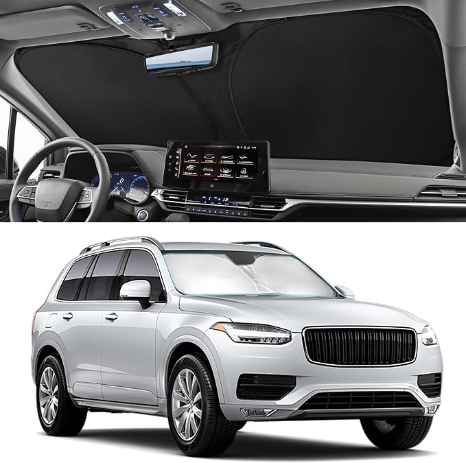 Car Windshield Sun Shade Sunshade Compatible - Image 2