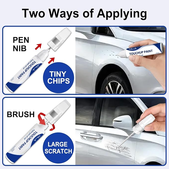 Oxford White Touch Up Paint for Ford -Exact Match–Chips and Nicks Car Paint - Image 2