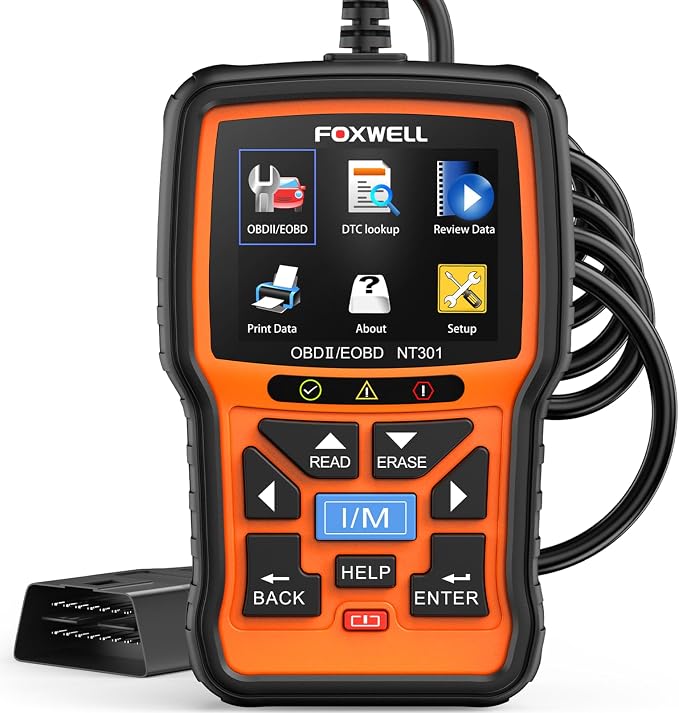 FOXWELL NT301 OBD2 Scanner Graphing Live Data Diagnostic Code Reader by FOXWELL
