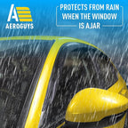 Extra Durable Window Deflectors Tape-On Window Visors Rain Guards Fit - Image 2