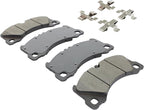 Premium Semi-Metallic Front Brake Pads Compatible - Image 2