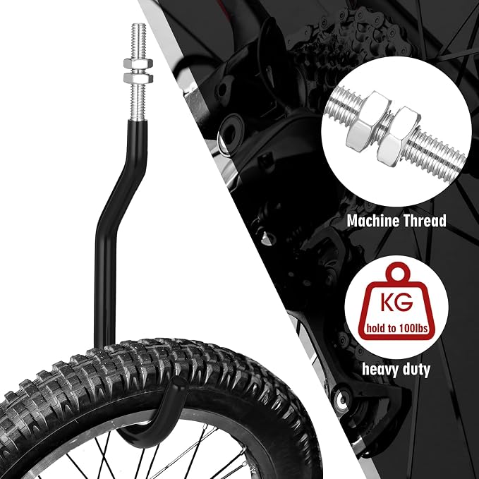 Shimeyao 4 Pcs Machine Thread Bicycle Storage Hook - Image 4