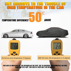 Breathable New Material, Waterproof Car Cover, Locks and Zipper Doors, - Image 3
