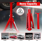 Foldable Jack Stands 3 Ton, 11.42"-16.06" Adjustable Height - Image 7