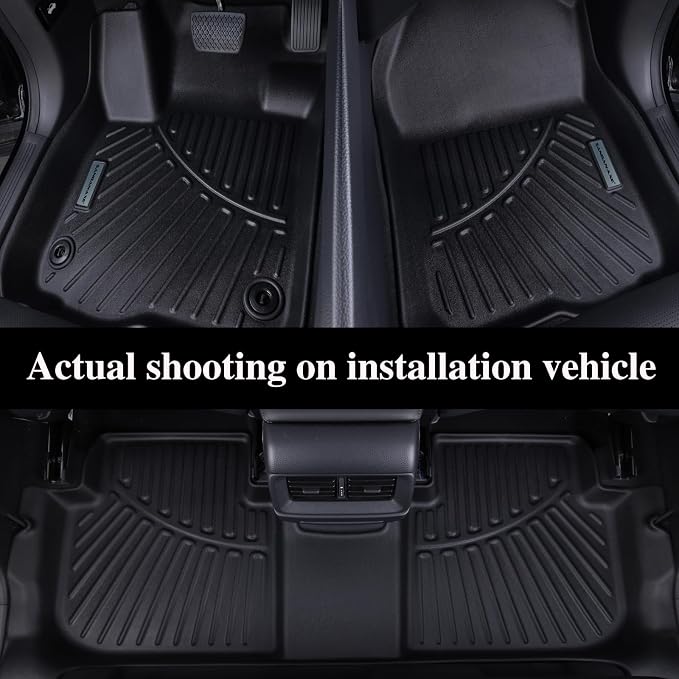 Floor Mats for Ford F-150 SuperCrew Cab 2010-2014, All-Weather Custom Fit - Image 3