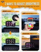 Auxbeam 8 Gang Switch Panel AC-800 Bluetooth RGB Switch Pod - Image 4