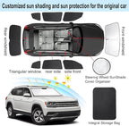 TINGLU Window Shades for Volkswagen VW Atlas 2018-2024 2025 Accessories Car - Image 3