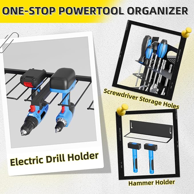 Power Tool Organizer Wall Mount - Image 3