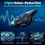 gearelec Motorcycle Helmet Bluetooth Headset Shark Pro Motorcycle Bluetooth - Image 4