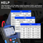 Car Battery Tester 12V 24V, Topdiag BT300 Auto Battery Load Tester, 20-2000 CCA - Image 5