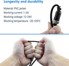 4-pin Aviation Video Extension Cable, Lonlonty Backup Camera Extension Cable - Image 3